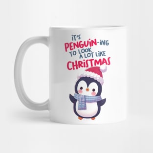 It's Penguin-ing to look a lot like Christmas Mug